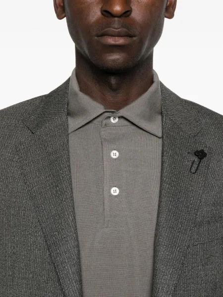 Polo majica Lardini siva