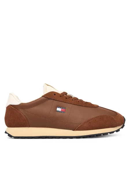 Αθλητικά Tommy Jeans Retro Runner Archive Ltr καφέ