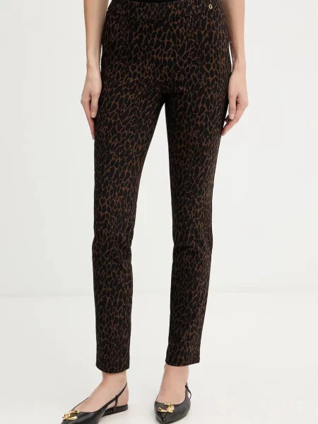 Hlače Guess CRETA rjava