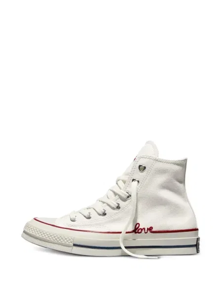 Sneakerși Converse Chuck 70 cu motiv cu inimi alb