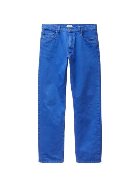 Blugi drepți Versace albastru