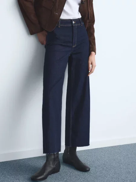 Прямі джинси MANGO синій