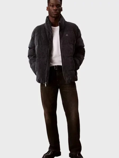 Вельветова джинсова куртка Calvin Klein Jeans синя