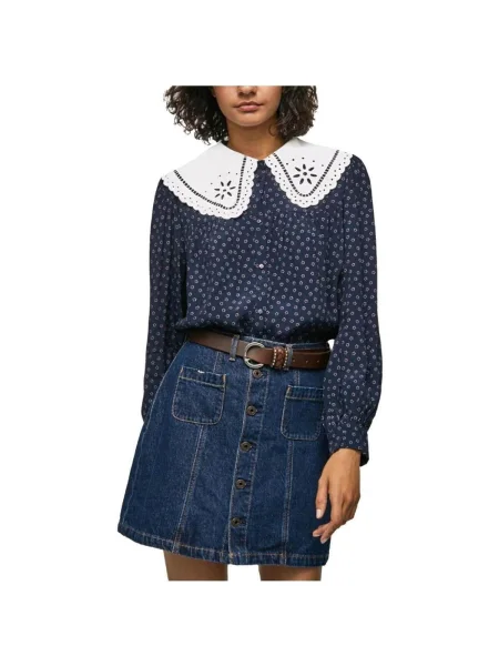 Blúzka Pepe Jeans modrá