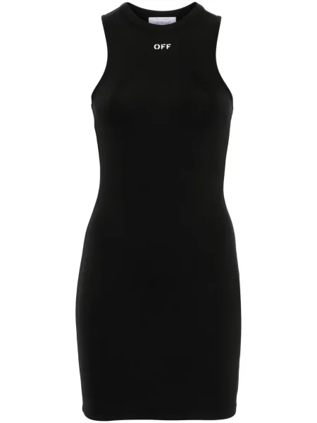 Rochie mini Off-white cu imagine de costum alb