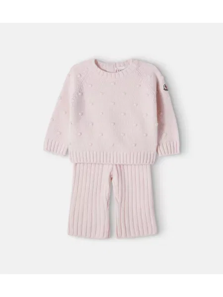Gyerek nadrág Moncler Enfant rózsaszín