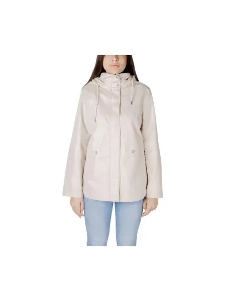 Parka Street One w miejskim stylu beżowa