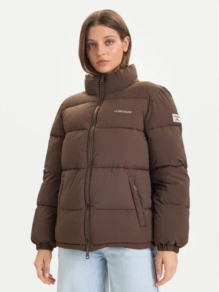 Guess Jeans Zimska jakna rjava