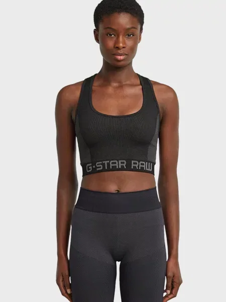 Безшовний топ G-star Raw чорний