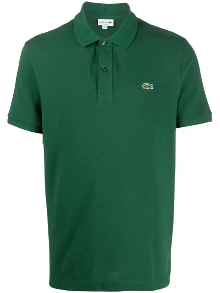 Tricou polo Lacoste cu broderie verde