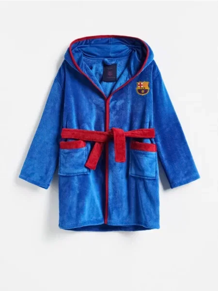 Reserved szlafrok FC Barcelona granatowy