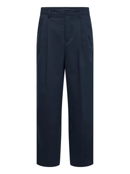 Casual Friday Pantaloni cutați CFGrant bleumarin