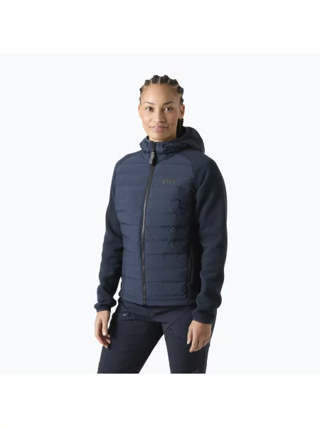 Geacă hibrid pentru femei Helly Hansen Skagen Hybrid Knit Insulator navy marină