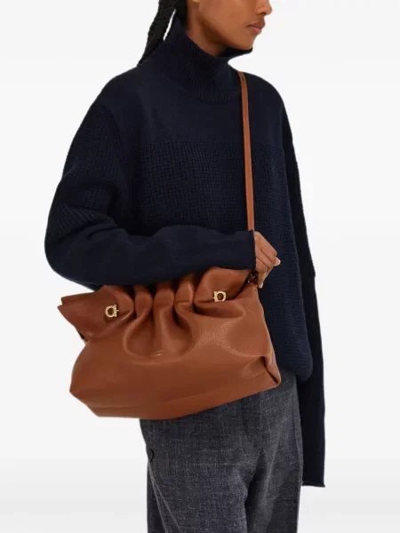 Geantă Ferragamo maro