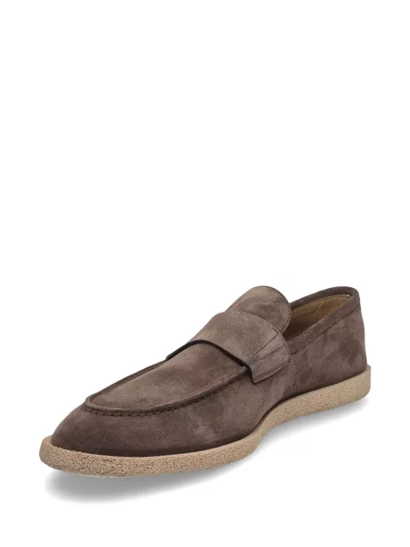 Chiloți Barrett din piele de căprioară slip-on maro