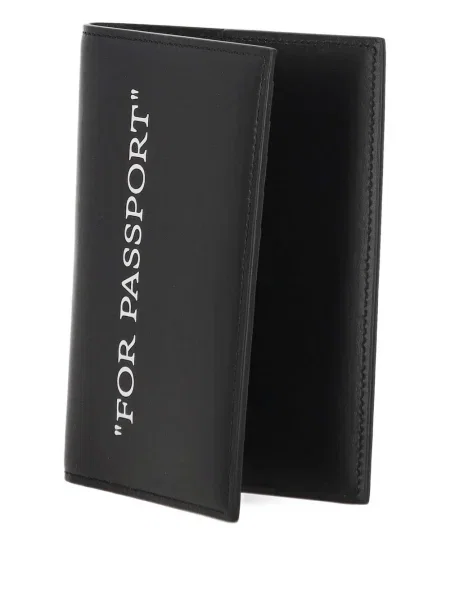 Portofel Off-white din piele alb