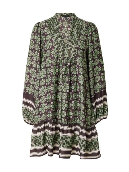 VERO MODA Ruha VMRYA antracit / zöld fehér