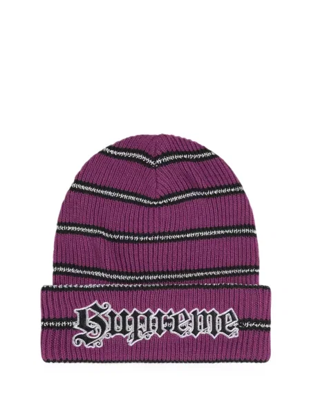 Căciulă Supreme cu dungi violet