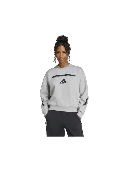 Mikina Adidas sivá