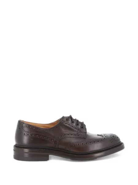 Δερμάτινος brogues Tricker's καφέ