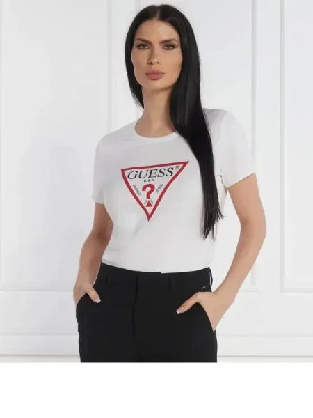 GUESS Tricou alb