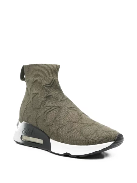 Sneakerși Ash tricotate verde