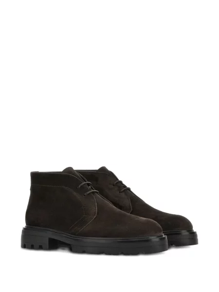 Botine Hogan din piele de căprioară negru