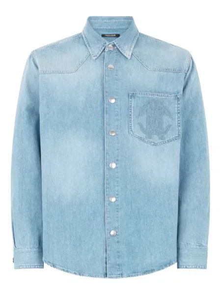 Риза Roberto Cavalli синьо