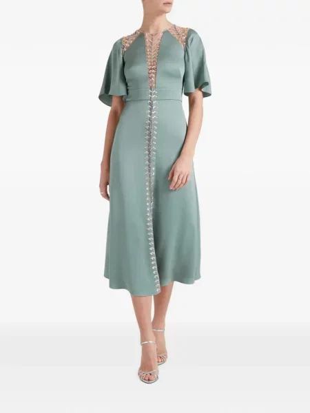 Rochie midi Temperley London verde