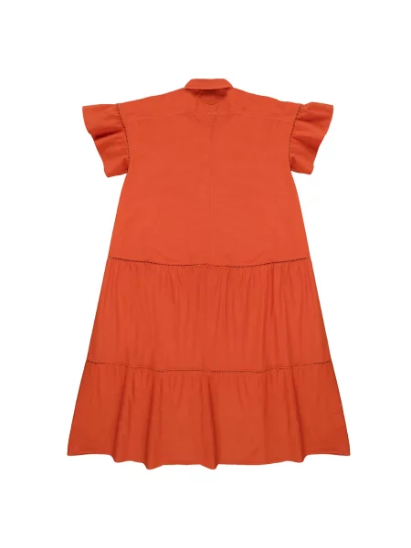 Rochie copii Zadig & Voltaire portocaliu