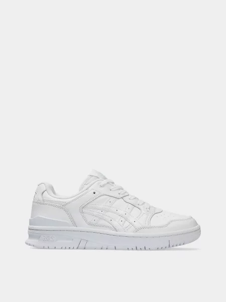 Кожаные кроссовки Asics белые