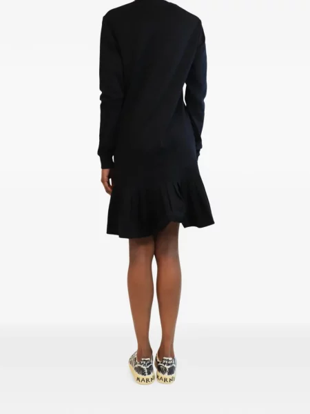 Lung rochie mini Hba cu autograf negru