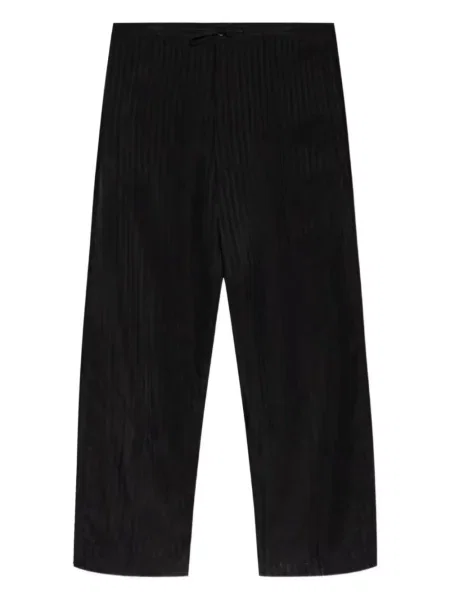 Pantaloni Balenciaga cu dungi cu cordon negru