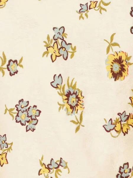 Rochie Alemais cu model floral cu imagine alb