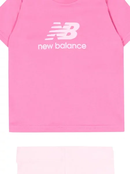 Szorty dziecięce New Balance różowe
