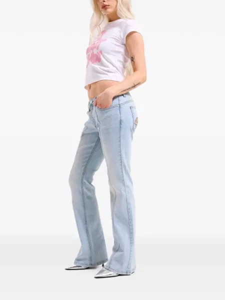 Lepršave traperice Juicy Couture lepršave plava