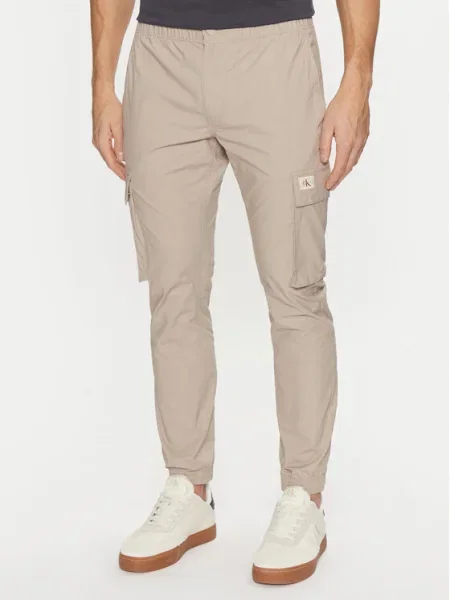 Pantaloni de jogging Calvin Klein Jeans bej