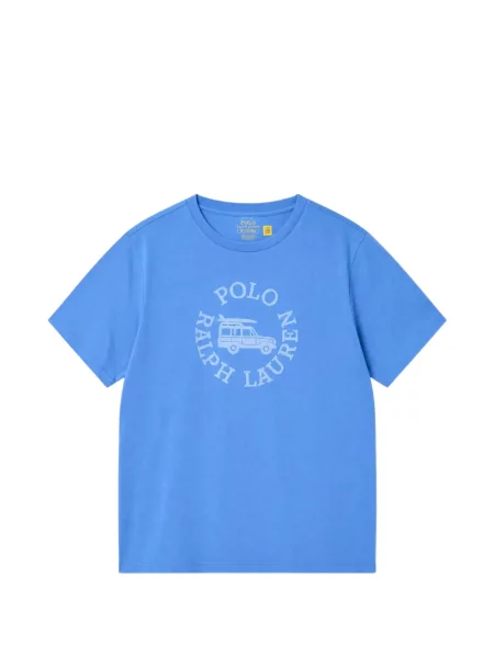 Koszulka polo dziecięca Polo Ralph Lauren niebieska