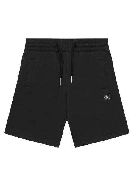 Calvin Klein Jeans Szorty sportowe Mini Badge D czarny