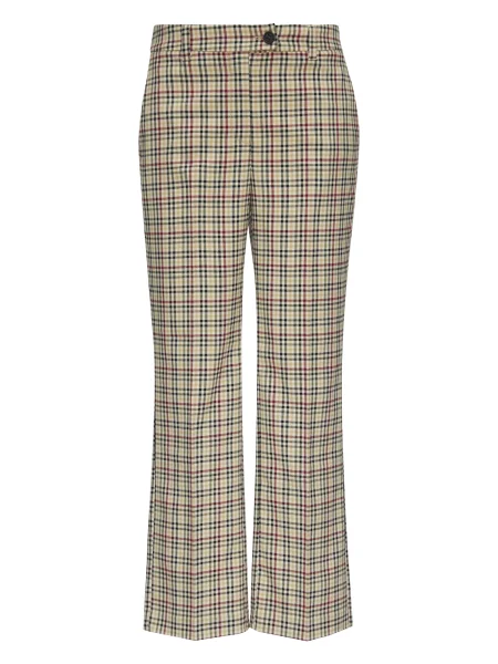 S.Oliver Hlače bež / rdeča črna