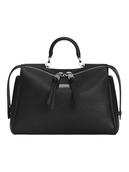 Shopperka Dolce And Gabbana skórzana czarna
