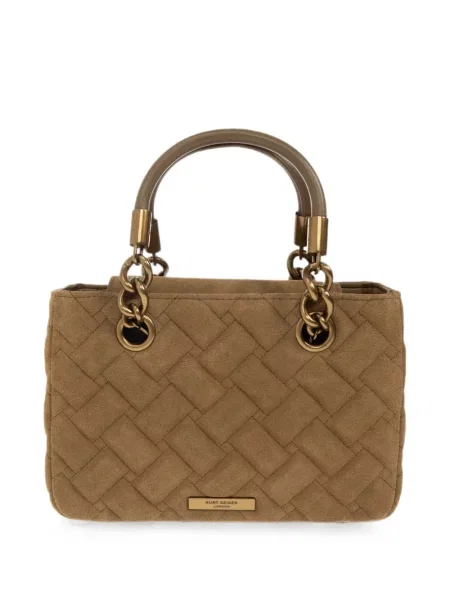 Geantă shopper Kurt Geiger London maro