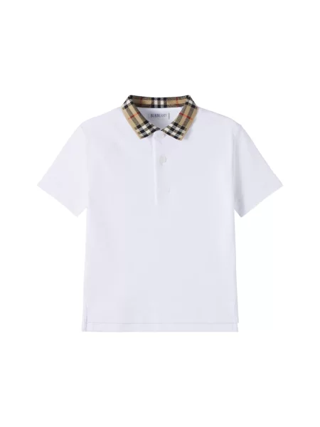 Gyerek pólóing Burberry fehér