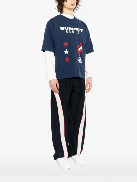 Tricou Summer Games cu imagine albastru