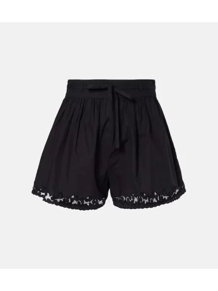 Szorty Ulla Johnson popelinowe białe