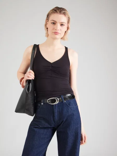 PIECES Top negru