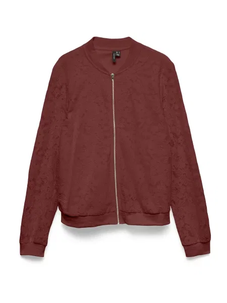 VERO MODA Prehodna jakna VMHONEY temno rdeča