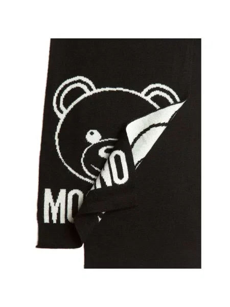 Szal Moschino czarna