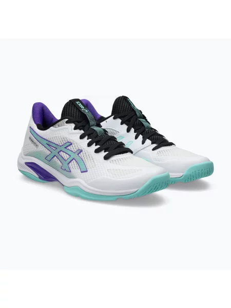 Încălțăminte de volei pentru femei ASICS Blade FF 2 white/illuminate mint alb