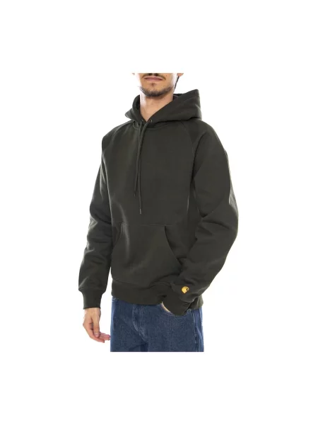 Bluza z kapturem Carhartt Wip z kapturem zielona